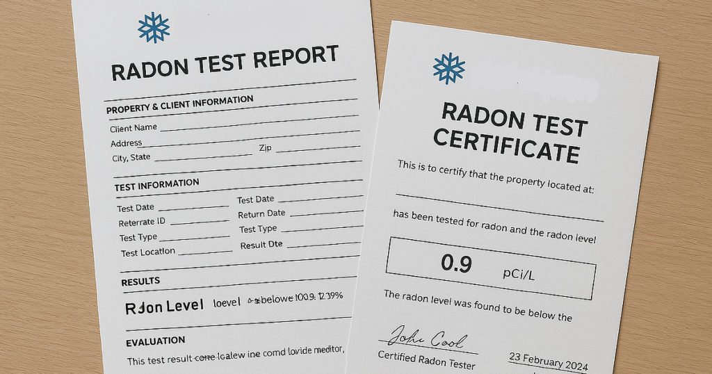 Example of the test report we provide after analysis.